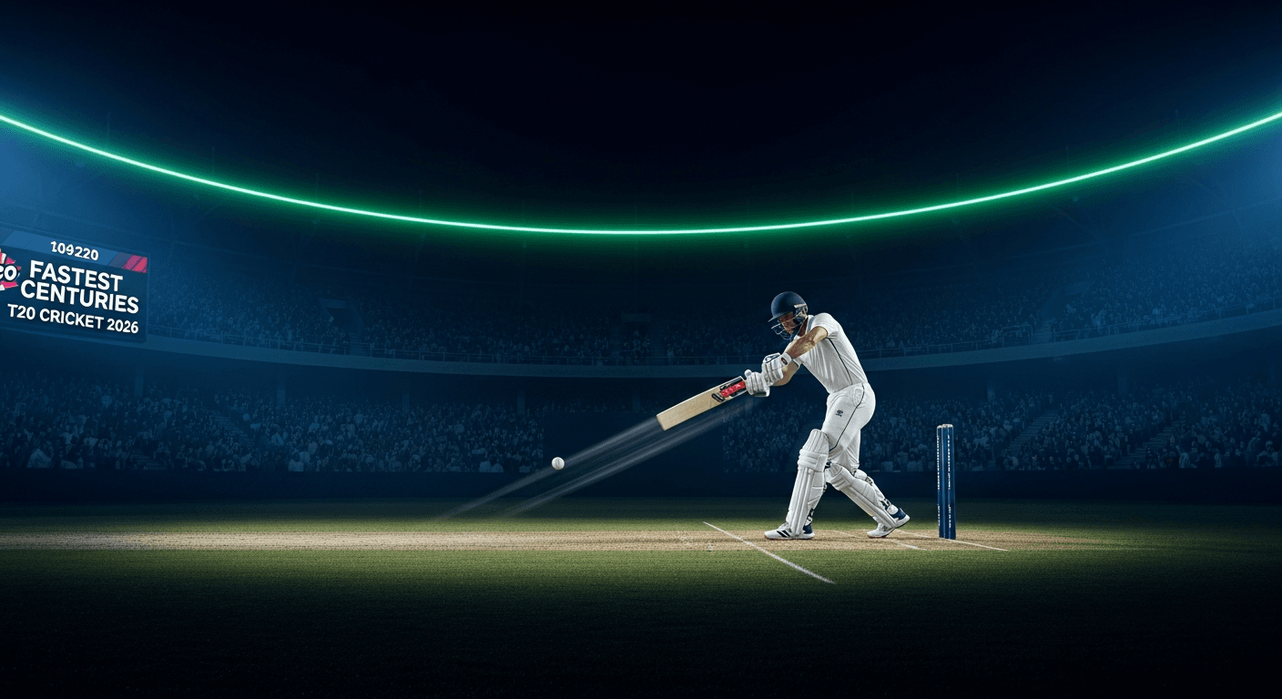 The Evolution of Fastest centuries in T20 Cricket 2026: Analytical Masterclass