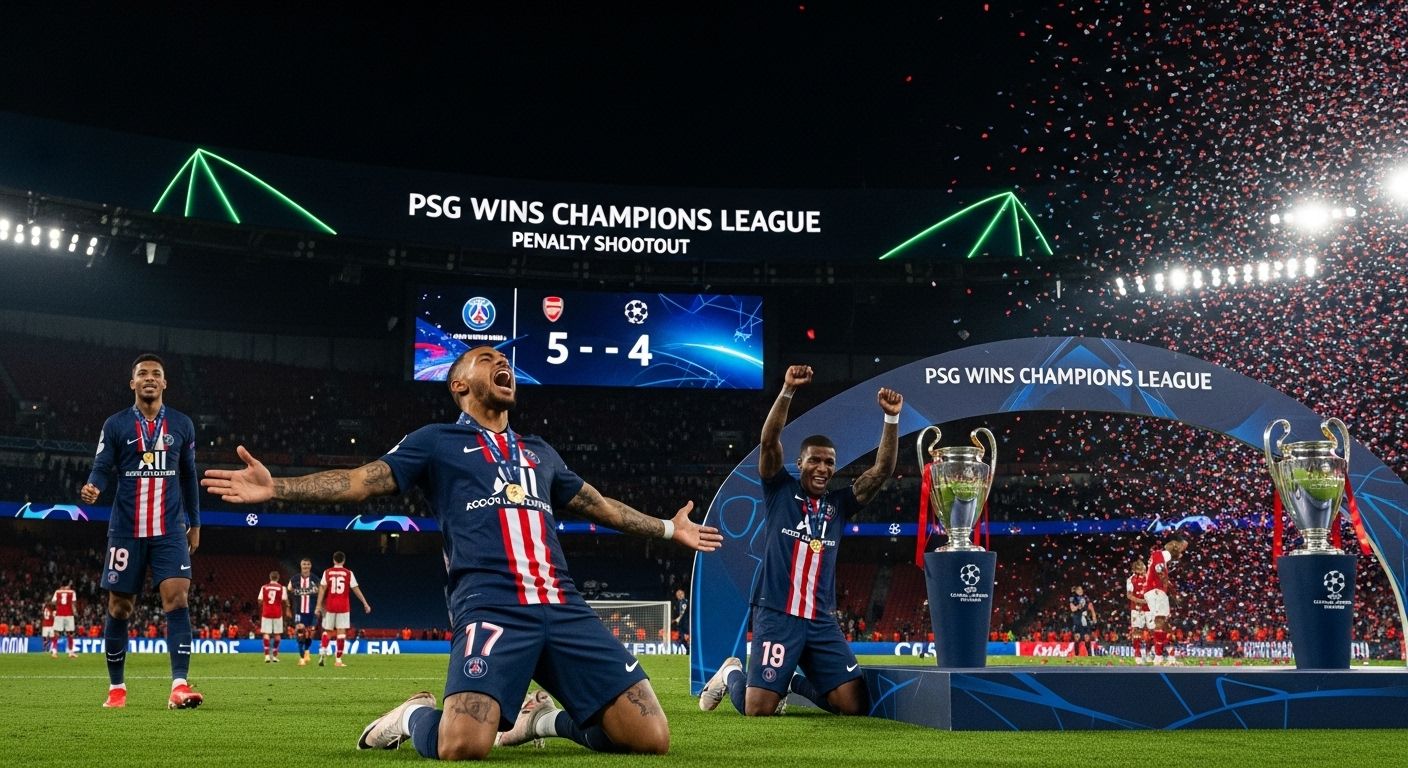 Deep Dive: Paris Saint-Germain secures back-to-back UEFA Champions League titles after a dramatic penalty shootout victory over Arsenal in the final